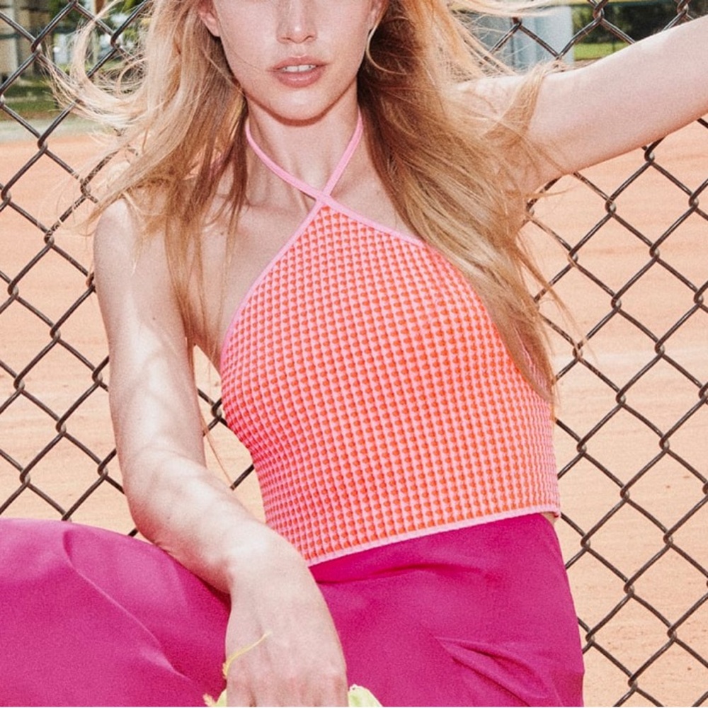 ZARA SUMMER HALTER TOP